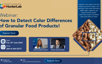 Webinar – Controllo del colore degli alimenti granulari
